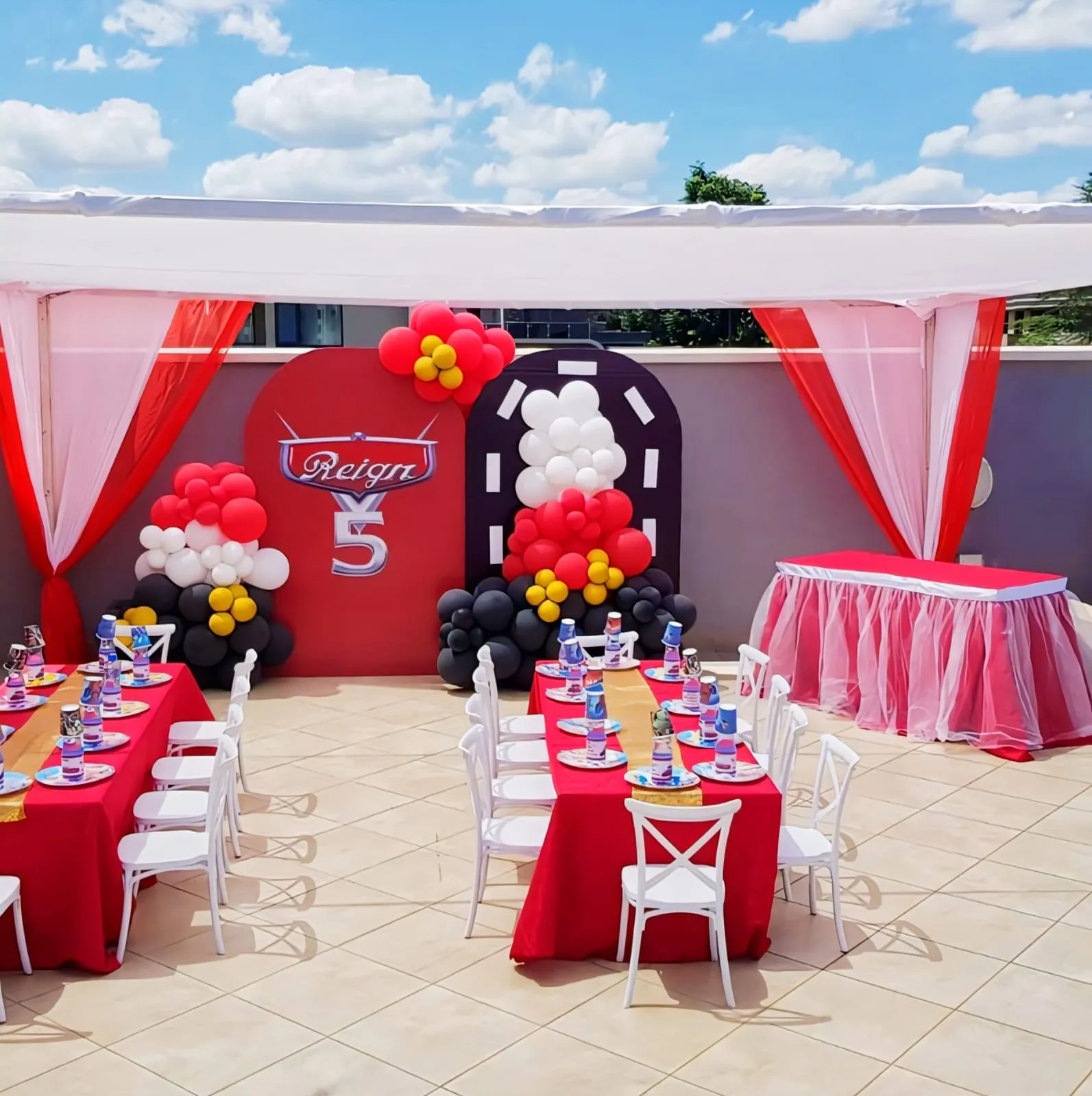 Double Board Balloons Backdrop for hire in Nairobi - photo 3